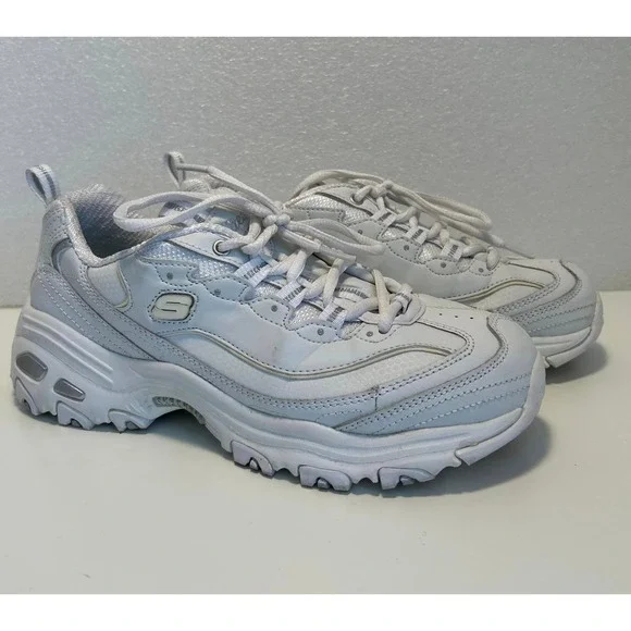 Skechers Shoes Skechers Delights White Lace Up Walking